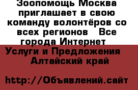 Зоопомощь.Москва приглашает в свою команду волонтёров со всех регионов - Все города Интернет » Услуги и Предложения   . Алтайский край